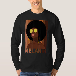 Camiseta História do Orgulho Negro Mês Roupa Afro-Americano