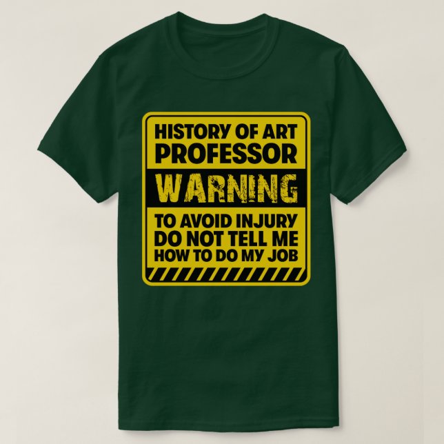 Camiseta História do Professor de Arte2 (Frente do Design)