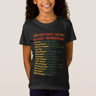 Camiseta História Dos Inventores Negros História Negra