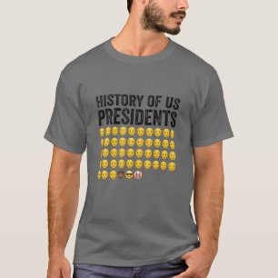 Camiseta História Dos Presidentes Dos Estados Unidos 46º