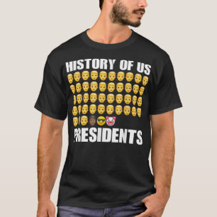 Camiseta História dos Presidentes dos EUA 46º Palhaço Presi