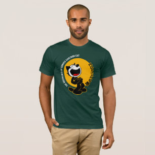 Camiseta História em quadrinhos Cartoon Cat Breve Jersey,