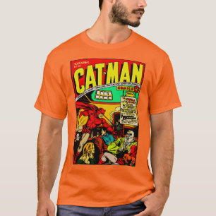 Camiseta História em quadrinhos CAT-MAN de 1940