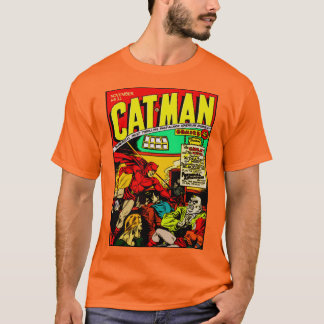 Camiseta História em quadrinhos CAT-MAN de 1940