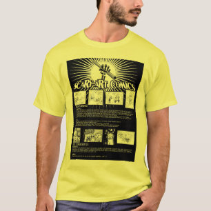 Camiseta História em quadrinhos da Assustador-Arte