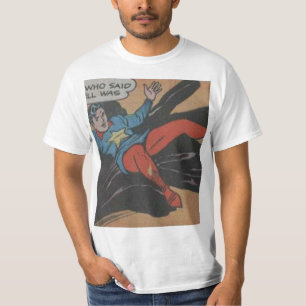 Camiseta História em quadrinhos de aventura dos anos 50   M