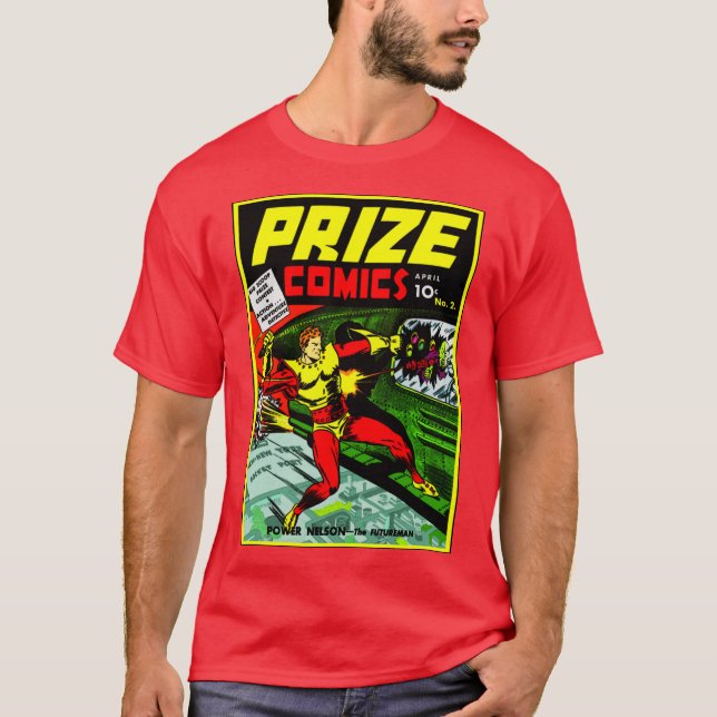 Camiseta História em quadrinhos de PRÊMIO Clássico (Frente)