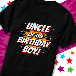 Camiseta História em quadrinhos de Super Herói Tio de Anive