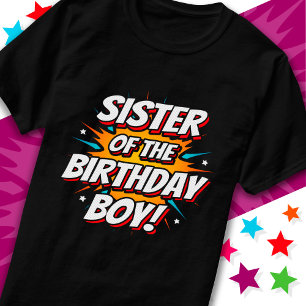 Camiseta História em quadrinhos de super heróis Irmã de Ani