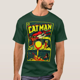 Camiseta História em quadrinhos Homem-Gato de 1940