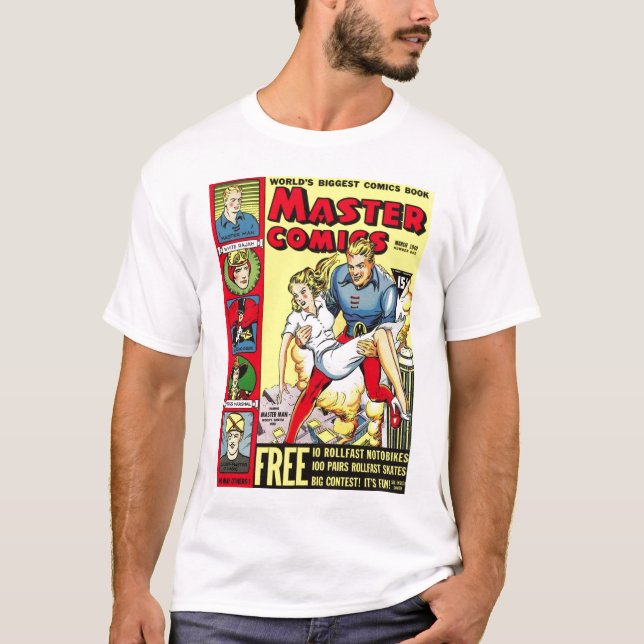 Camiseta História em quadrinhos mestra #1 (Frente)