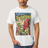 História em quadrinhos retro - Rocketman