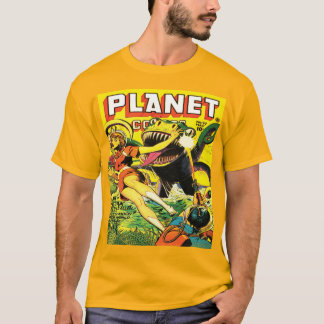 Camiseta HISTÓRIA EM QUADRINHOS SCI FI do PLANETA dos anos