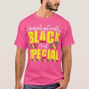 Camiseta História especial e preto sem desculpas Mês P