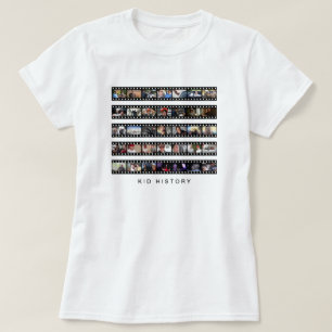 Camiseta História Filmstrips do miúdo