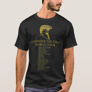 Camiseta História Grega Antiga Alexandre O Mundo Excelente