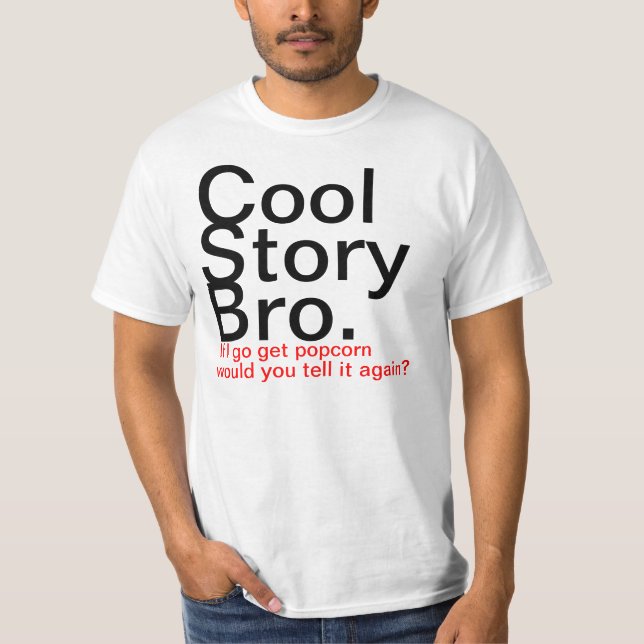 Camiseta História legal Bro (Frente)