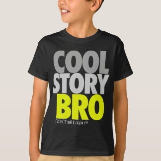 Camiseta "História legal Bro" (limão)