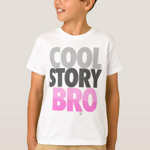 Camiseta História legal Bro (rosa)