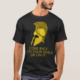 Camiseta História Militar Grega Antiga Quota Esparta Laica