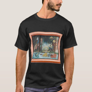 Camiseta História na Madeira: Com os Olhos que Agora Mar