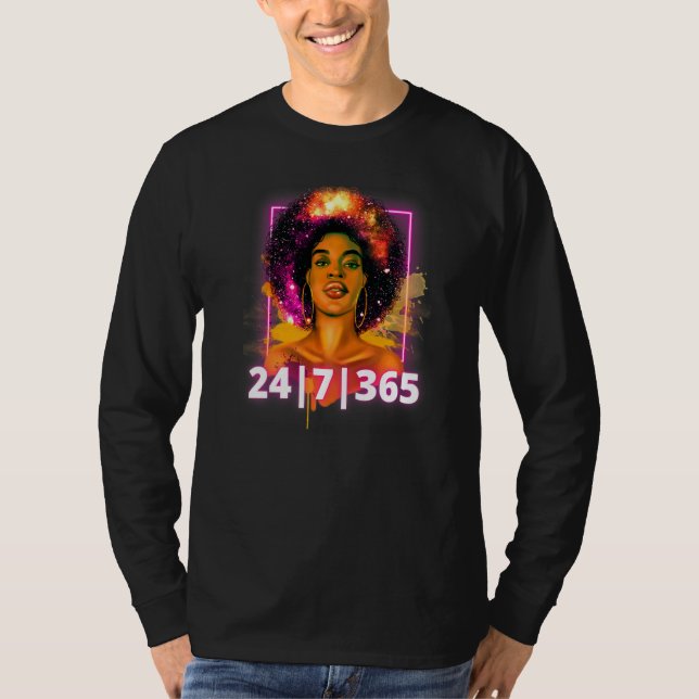 Camiseta História Negra 247365 Magia de Menina Negra (Frente)