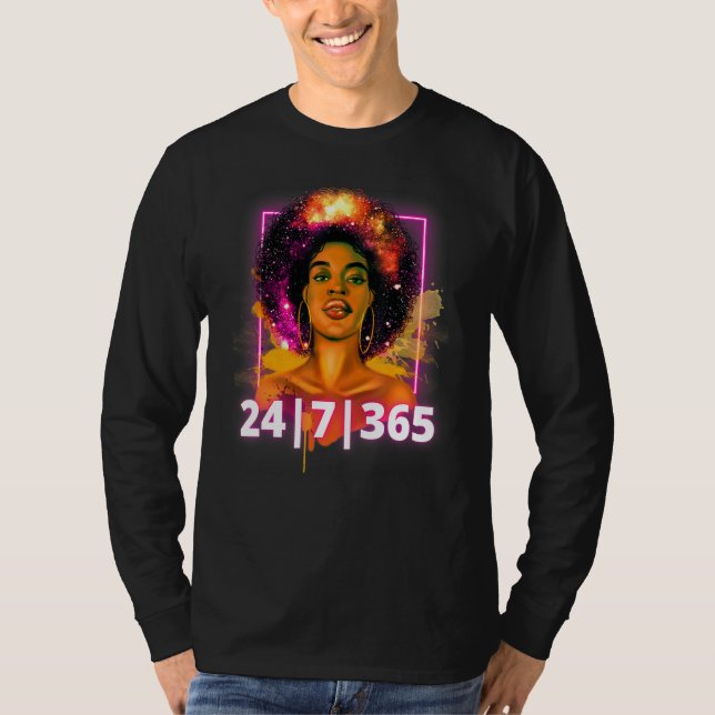 Camiseta História Negra 247365 Magia de Menina Negra (Frente)