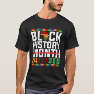 Camiseta História Negra 247365 Orgânicos Africanos Orgulhos