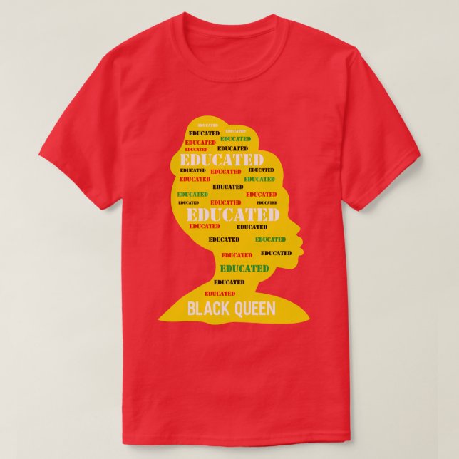 Camiseta história negra 4 (Frente do Design)