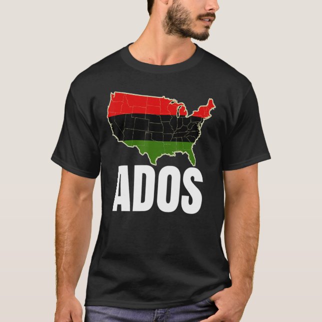 Camiseta História Negra ADOS (Frente)