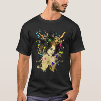 Camiseta História Negra Afro Face Cabelo Mês África América