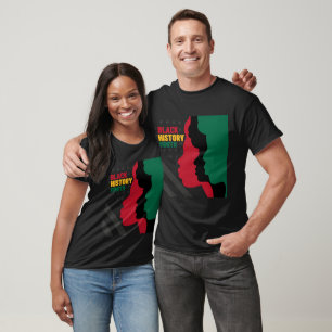 Camiseta História Negra Bandeira dos Americanos Africanos