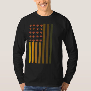 Camiseta História Negra Bandeira Melanina Homens Mulheres C