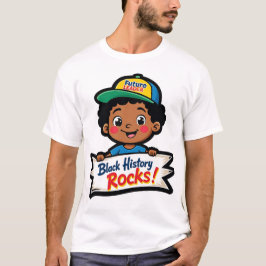 Camiseta História Negra Celebra Legado e Poder