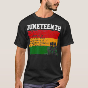 Camiseta História Negra Décima Sétima Definição Americ
