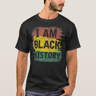 Camiseta História Negra do Orgulho BHM do Patrimônio Africa