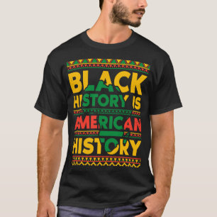 Camiseta História Negra É História Americana