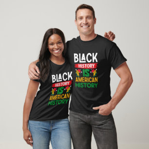 Camiseta História Negra é História Americana