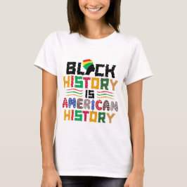 Camiseta História Negra É História Americana