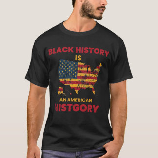 Camiseta História Negra É História Americana