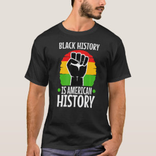 Camiseta História Negra É História Americana 2
