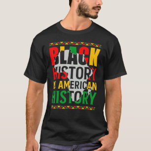 Camiseta História Negra É História Americana África Patriót
