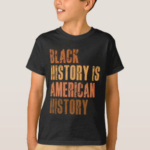 Camiseta História Negra É História Americana Bhm African Me