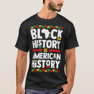 Camiseta História Negra É História Americana Dashiki Afr