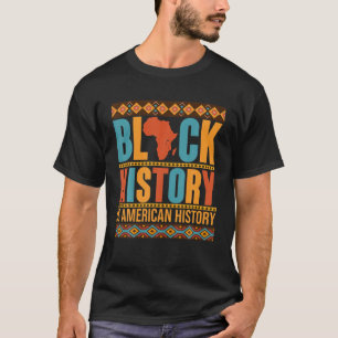 Camiseta História Negra É História Americana Mês
