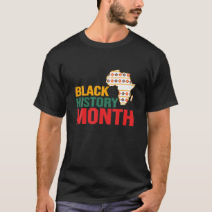 Camiseta História Negra É História Americana Mulheres Af