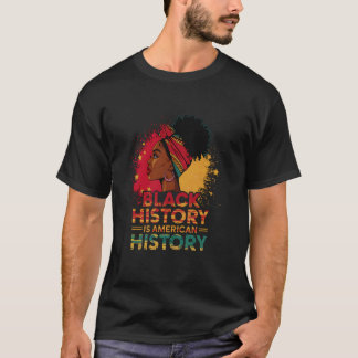 Camiseta História Negra É História Americana Patriótica Áfr