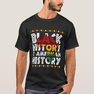Camiseta História Negra É História Americana Patriótica Áfr