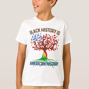 Camiseta História Negra É História Americana Raízes Afican