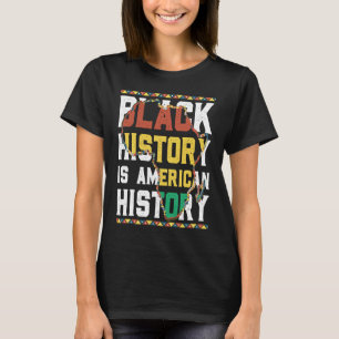 Camiseta História Negra é História Mundial EUA África 2